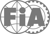 Logomarca da FIA em preto-e-branco