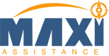 Logomarca do Maxi Assistance, o máximo em assistência de viagem